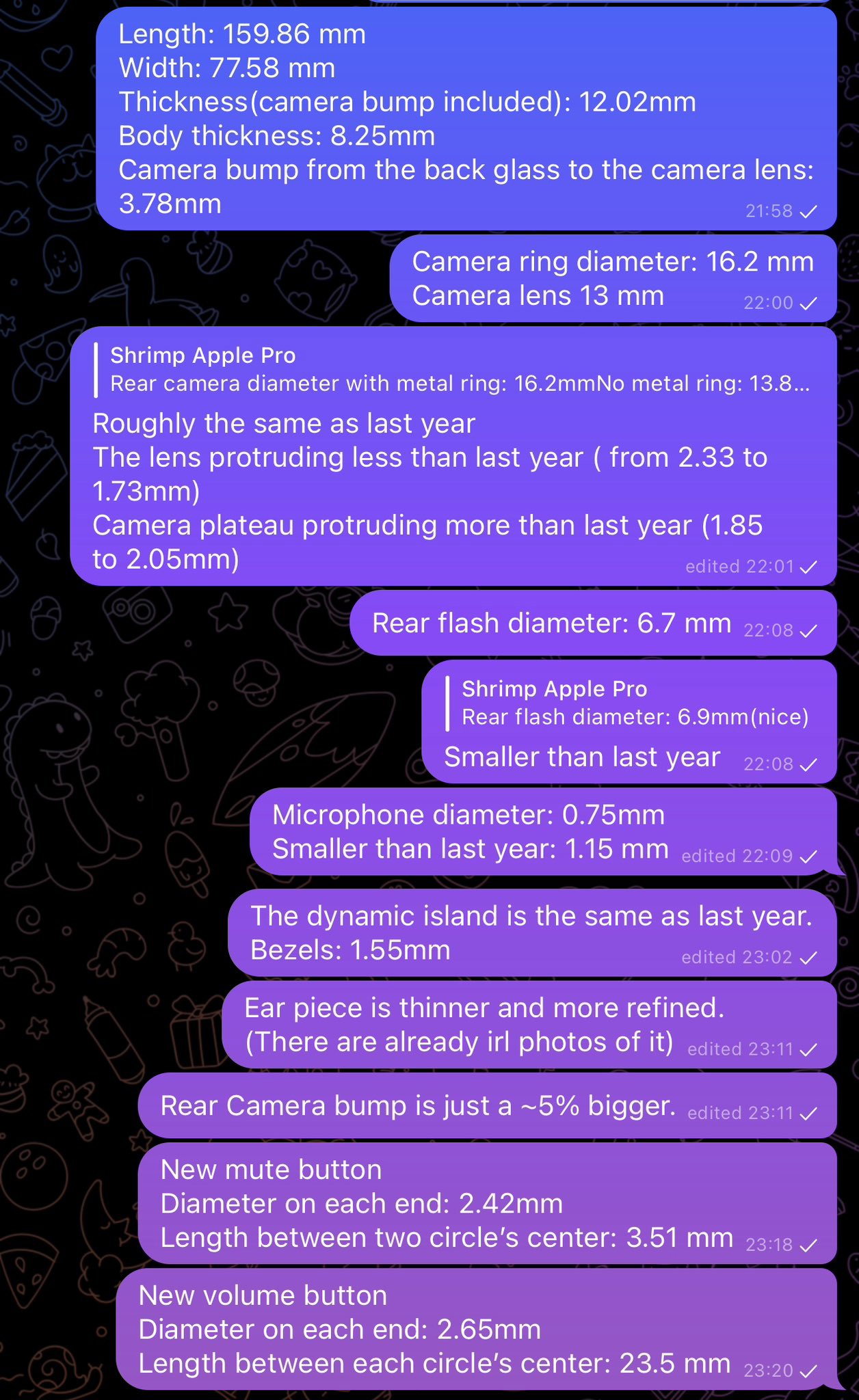 《苹果 iPhone 15 Pro 手机》最新资讯：相机凸起 3.78 毫米