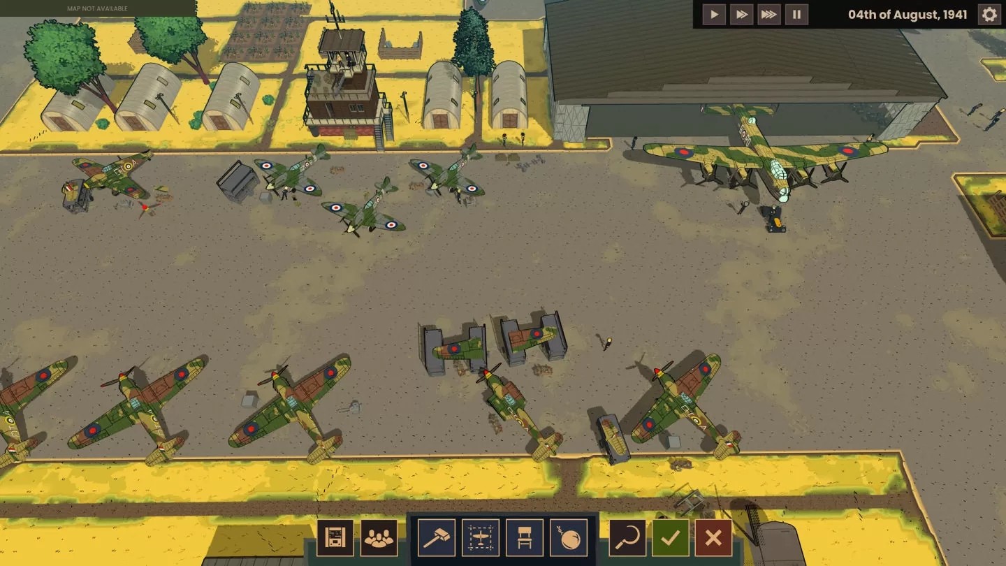 法国漫画风格基地建设《Ground of Aces》发表，打造属于自己的二战航空基地