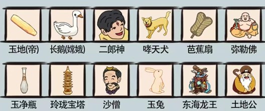 《爆笑汉字》乱入西游找到12个西游元素怎么过