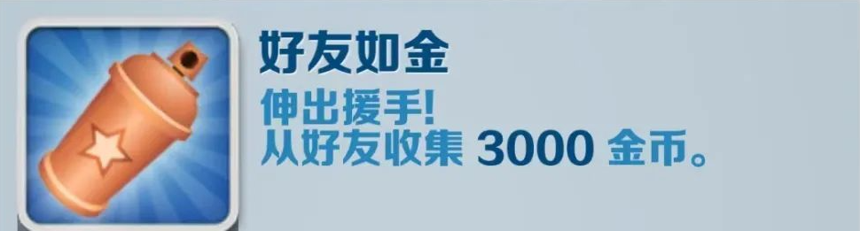 《地铁跑酷》好友如金成就攻略